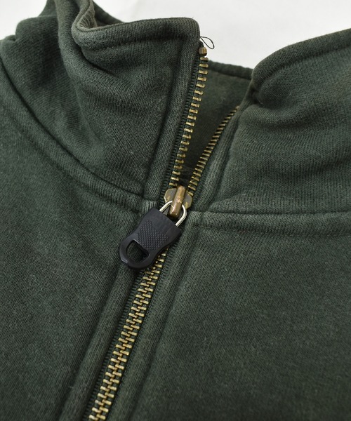 Carhartt(カーハート)の「【ヴィンテージ古着】Carhartt / カーハート ロゴ刺繍 1/4ジップ プルオーバー スウェット(スウェット・メンズ・カーキ・SMALL)」の2枚目の写真