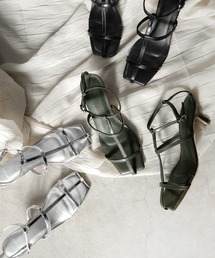 minia | Tストラップナローサンダル(サンダル)