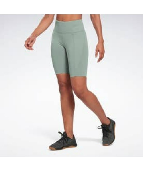 Reebok(リーボック)の「ラックス レギンスショートパンツ / Lux HR Legging Short(レギンス/スパッツ・レディース・ブラック/グリーン/カーキブラウン・LARGE/MEDIUM/X-LARGE/X-SMALL/SMALL)」の8枚目の写真