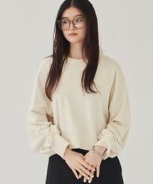 GIUNON | slit cuffs sweatshirts / スリットカフススウェット(スウェット)