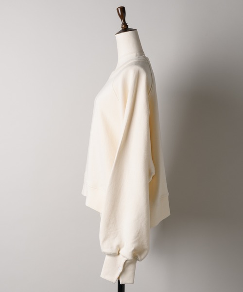 GIUNON（ジウノン）の「slit cuffs sweatshirts / スリットカフススウェット（スウェット・レディース・アイボリー/グレー/ブラック・FREE）」の11枚目の写真