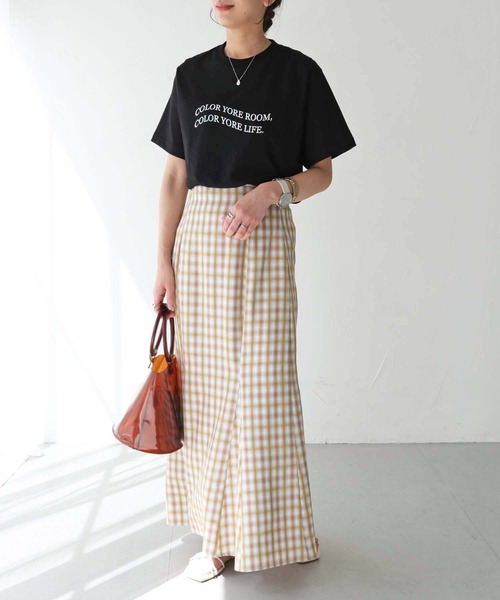 HER CLOSET（ハークローゼット）の「【shemoshelly】WEB限定waveロゴTシャツ（Tシャツ/カットソー・レディース・ブラック/ホワイト・S/M/L）」の11枚目の写真