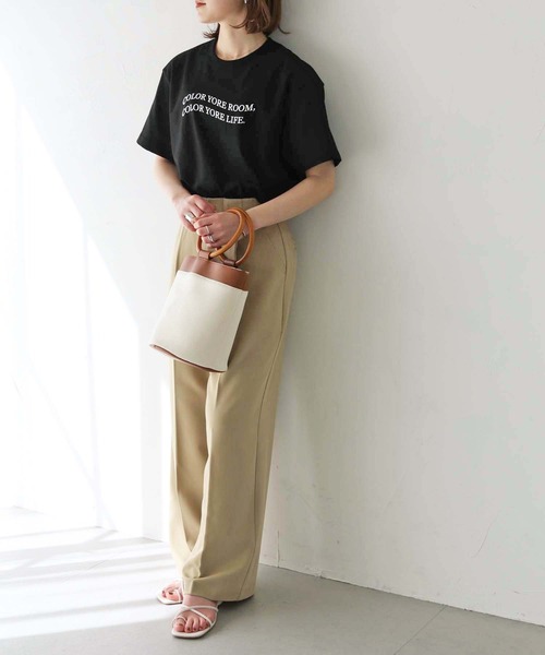 HER CLOSET（ハークローゼット）の「【shemoshelly】WEB限定waveロゴTシャツ（Tシャツ/カットソー・レディース・ブラック/ホワイト・S/M/L）」の19枚目の写真