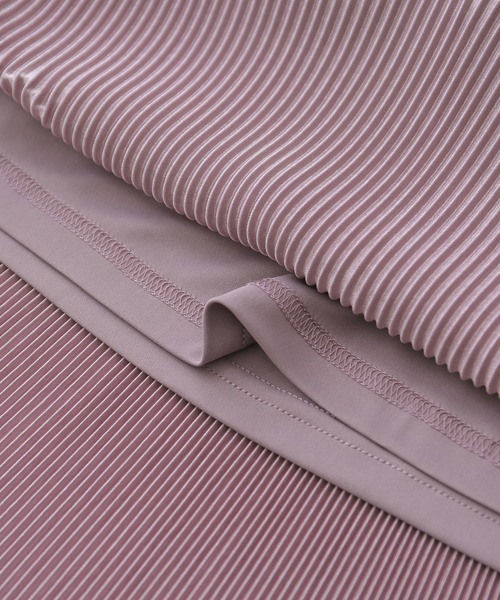 osharewalker（オシャレウォーカー）の「『メローデザインティアードプリーツスカート』（スカート・レディース・ピンク/ブラック・FREE）」の13枚目の写真