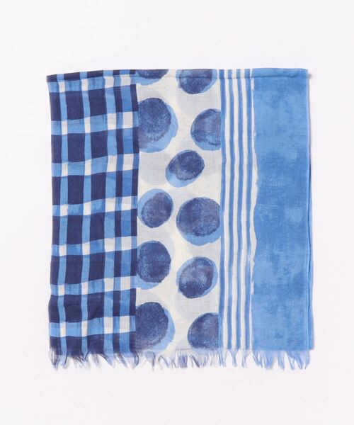 salle de bal（サルデバル）の「ストール シルク UVカット 紫外線対策 日焼け対策 stole silk　DII（ストール/ショール・レディース・イエロー/ピンク/ブルー・FREE）」の7枚目の写真