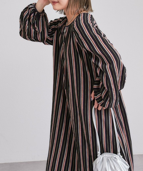バーバリーワンピース 2度使用 ストライプ 茶 キッズ◯大人◯美品良品 BURBERRY（ワンピース）のフリマアイテム一覧