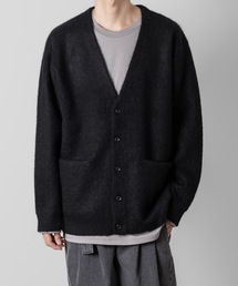 ATTACHMENT | ウール・ナイロン モヘヤ×ポリエステル ダブルフェイスニット / WO/NY MOHAIR × PE DOUBLE FACE KNIT(カーディガン/ボレロ)
