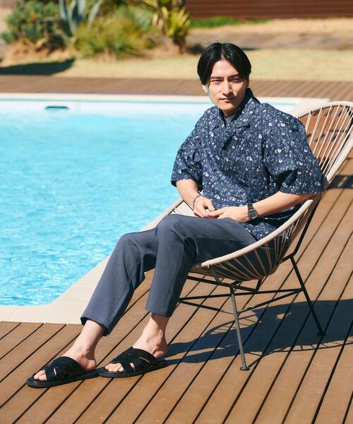 green label relaxing（グリーンレーベルリラクシング）の「ミュルーズ オープンカラー シャツ（シャツ/ブラウス・メンズ・ベージュ/ネイビー/ダークグリーン・S/L/M/XL）」の7枚目の写真