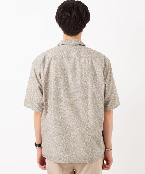 green label relaxing（グリーンレーベルリラクシング）の「ミュルーズ オープンカラー シャツ（シャツ/ブラウス・メンズ・ベージュ/ネイビー/ダークグリーン・S/L/M/XL）」の11枚目の写真