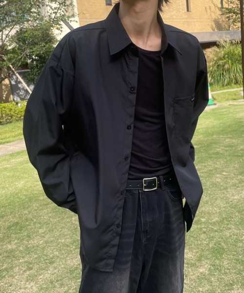 セール】ストライプ/無地ワンポイントシャツ（シャツ/ブラウス