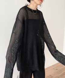 super loose mesh knit / スーパールーズメッシュニットトップス
