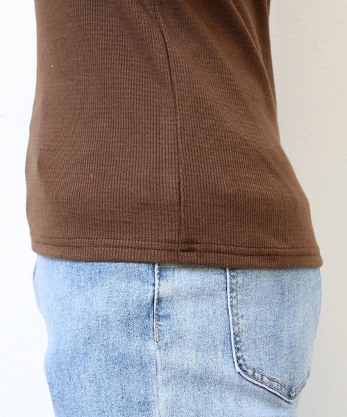 andme（アンドミー）の「【7色展開】カップ付きホルターネック風キャミソール（キャミソール・レディース・キナリ/オレンジ/ブラウン/ブラック/ブルー/ピンク/ベージュ・FREE）」の22枚目の写真