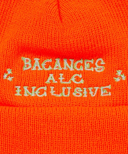 AlexanderLeeChang（アレキサンダーリーチャン）の「AlexanderLeeChang アレキサンダーリーチャン / BLC KNIT CAP ALEX LOGO ロゴ刺繍ニットキャップ ビーニー / BC052317（ニットキャップ/ビーニー・メンズ・ネイビー/オレンジ・FREE）」の10枚目の写真
