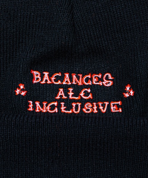 AlexanderLeeChang（アレキサンダーリーチャン）の「AlexanderLeeChang アレキサンダーリーチャン / BLC KNIT CAP ALEX LOGO ロゴ刺繍ニットキャップ ビーニー / BC052317（ニットキャップ/ビーニー・メンズ・ネイビー/オレンジ・FREE）」の9枚目の写真