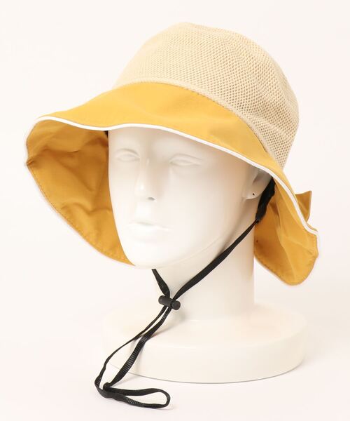 aimoha（アイモハ）の「紫外線対策 バックリボンハット (SS)（ハット・レディース・ブラック/オフホワイト/ベージュ/イエロー/オレンジ・FREE）」の7枚目の写真