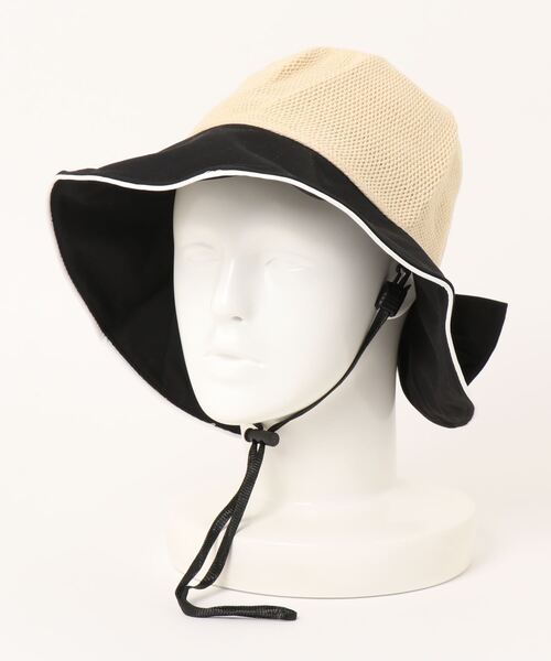 aimoha（アイモハ）の「紫外線対策 バックリボンハット (SS)（ハット・レディース・ブラック/オフホワイト/ベージュ/イエロー/オレンジ・FREE）」の10枚目の写真
