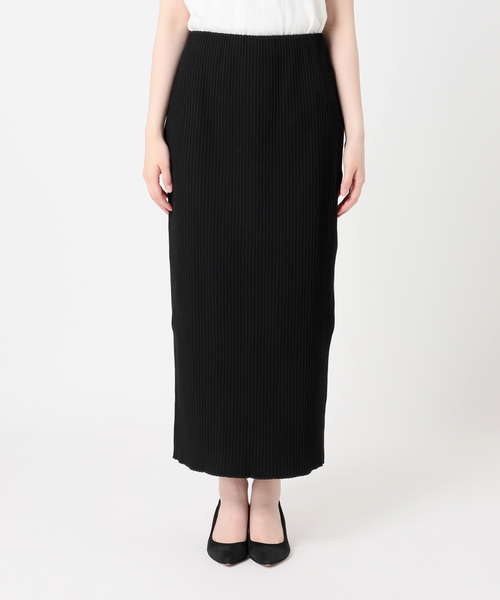 Spick & Span（スピックアンドスパン）の「リブカットタイトスカート（スカート・レディース・ブラック/チャコールグレー・36/38）」の22枚目の写真