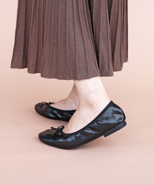 RiiiKa（リーカ）の「【RiiiKa/リーカ】軽ラク柔らかバレエシューズ（バレエシューズ・レディース・グリーン/ピンク系その他/ベージュ/ブラック・22.5cm/23.0cm/23.5cm/24.0cm/24.5cm）」の20枚目の写真