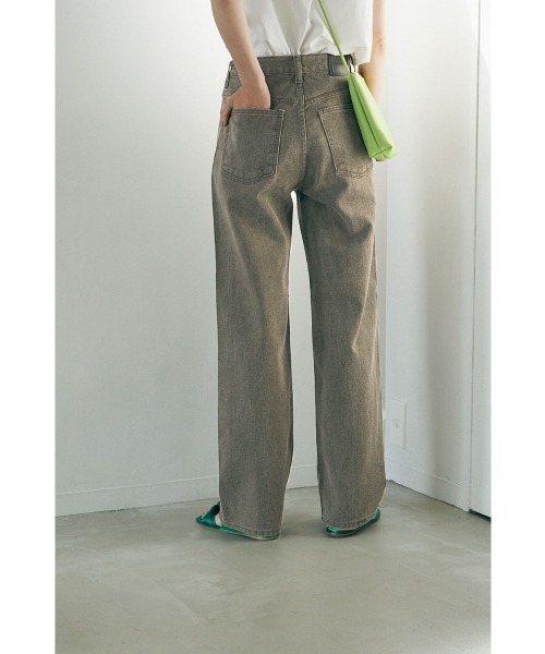 marjour（マージュール）の「NUANCE MOCHA DENIM（デニムパンツ・レディース・モカ・S/M）」の4枚目の写真