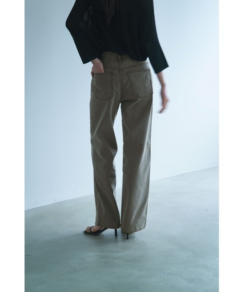 marjour（マージュール）の「NUANCE MOCHA DENIM（デニムパンツ・レディース・モカ・S/M）」の9枚目の写真