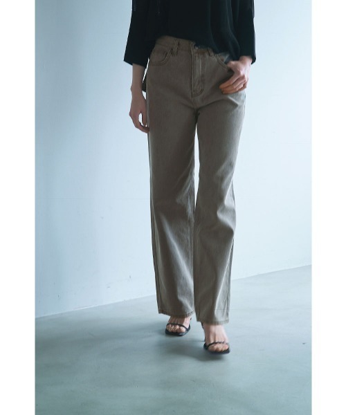 marjour（マージュール）の「NUANCE MOCHA DENIM（デニムパンツ・レディース・モカ・S/M）」の12枚目の写真