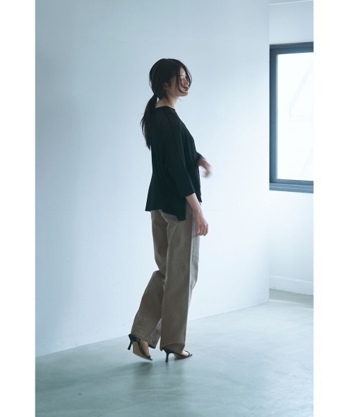 marjour（マージュール）の「NUANCE MOCHA DENIM（デニムパンツ・レディース・モカ・S/M）」の13枚目の写真