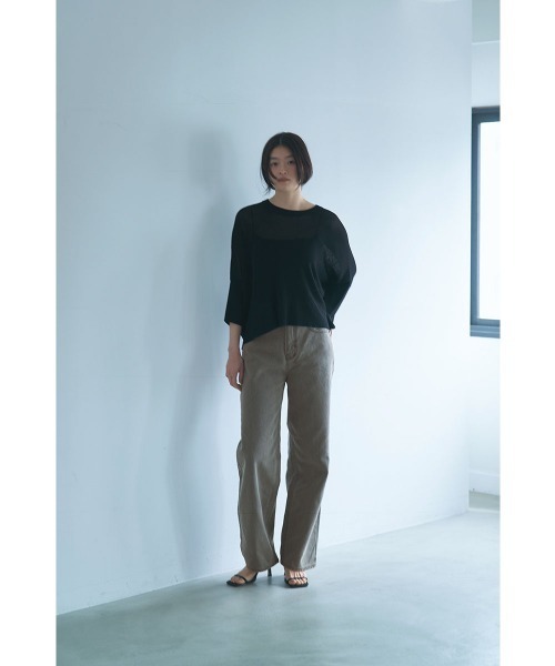 marjour（マージュール）の「NUANCE MOCHA DENIM（デニムパンツ・レディース・モカ・S/M）」の14枚目の写真