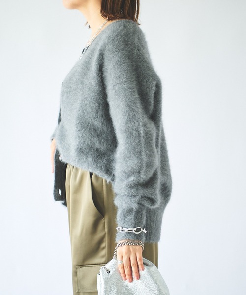 RIVE DROITE（リヴドロワ）の「ファーヤーンカーディガン