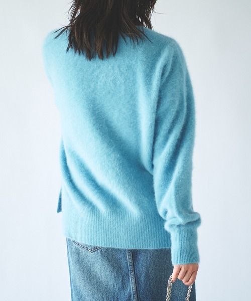 RIVE DROITE（リヴドロワ）の「ファーヤーンカーディガン（カーディガン/ボレロ・レディース・ブルー/グレー/グレー系その他・FREE）」の18枚目の写真