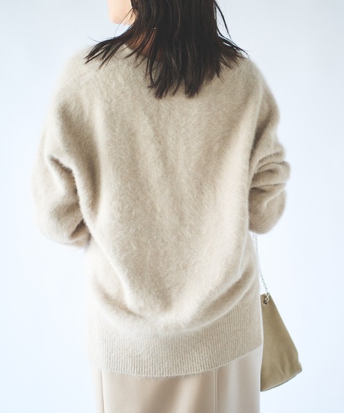 RIVE DROITE（リヴドロワ）の「ファーヤーンカーディガン（カーディガン/ボレロ・レディース・ブルー/グレー/グレー系その他・FREE）」の6枚目の写真