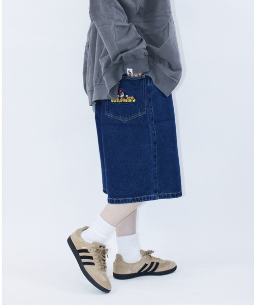 centimeter（センチメーター）の「centimeter wide denim half pants（デニムパンツ・メンズ・インディゴブルー/ブラック/ライトブルー・MEDIUM/LARGE/X-LARGE）」の5枚目の写真