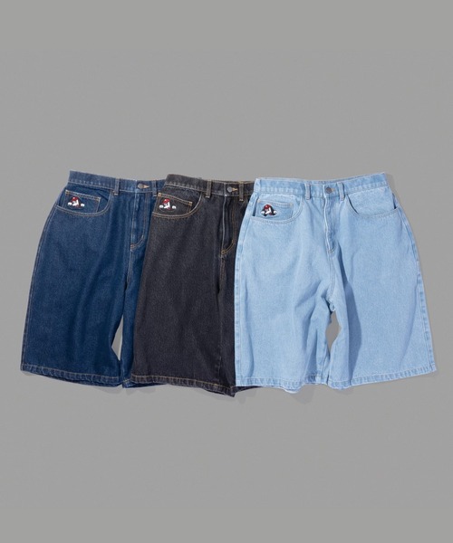 centimeter（センチメーター）の「centimeter wide denim half pants（デニムパンツ・メンズ・インディゴブルー/ブラック/ライトブルー・MEDIUM/LARGE/X-LARGE）」の7枚目の写真