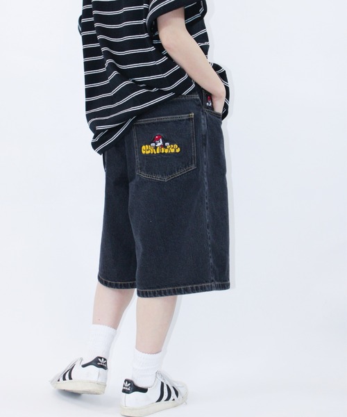 centimeter（センチメーター）の「centimeter wide denim half pants（デニムパンツ・メンズ・インディゴブルー/ブラック/ライトブルー・MEDIUM/LARGE/X-LARGE）」の14枚目の写真