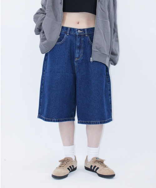 centimeter（センチメーター）の「centimeter wide denim half pants（デニムパンツ・メンズ・インディゴブルー/ブラック/ライトブルー・MEDIUM/LARGE/X-LARGE）」の13枚目の写真