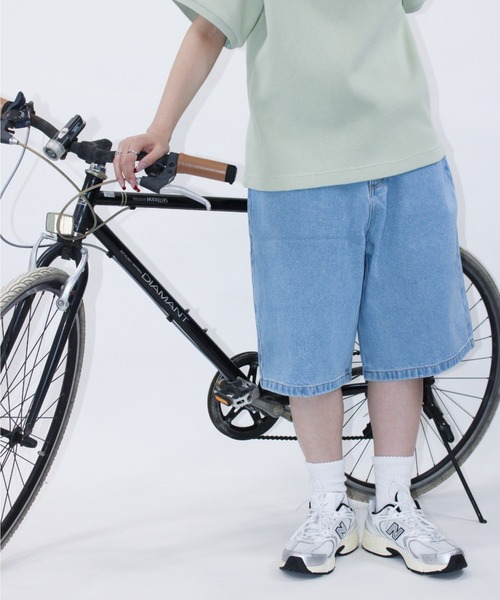 centimeter（センチメーター）の「centimeter wide denim half pants（デニムパンツ・メンズ・インディゴブルー/ブラック/ライトブルー・MEDIUM/LARGE/X-LARGE）」の12枚目の写真