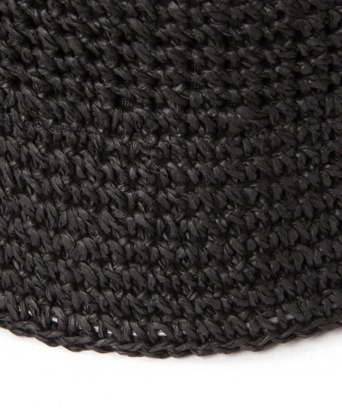 saloon（サルーン）の「SALOON(サルーン)/細編みバケットハット（ハット・レディース・アイボリー/ブラック/ベージュ・FREE）」の7枚目の写真