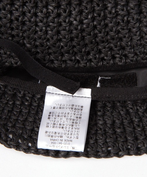 saloon（サルーン）の「SALOON(サルーン)/細編みバケットハット（ハット・レディース・アイボリー/ブラック/ベージュ・FREE）」の10枚目の写真