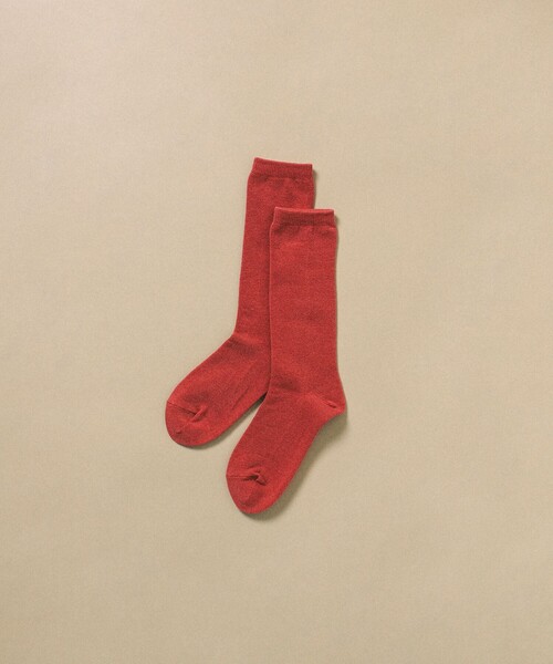 こども ビームス(コドモビームス)の「こども ビームス / ハイソックス(9~22cm)(ソックス/靴下・キッズ・ナチュラル/ラベンダー/レッド系その他3/ブラウン系その他2/ブラック系その他3/ブルー系その他4/イエロー/レッド系その他・M(15-18)/S(9-14)/L(19-22))」の8枚目の写真