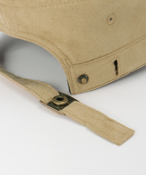 UNIVERSAL OVERALL（ユニバーサルオーバーオール）の「UNIVERSAL OVERALL フェイクスウェードワークキャップ（キャップ・メンズ・ベージュ/ブラック/オリーブ・FREE）」の9枚目の写真