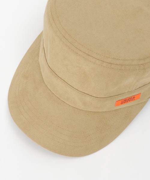 UNIVERSAL OVERALL（ユニバーサルオーバーオール）の「UNIVERSAL OVERALL フェイクスウェードワークキャップ（キャップ・メンズ・ベージュ/ブラック/オリーブ・FREE）」の13枚目の写真