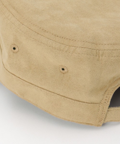 UNIVERSAL OVERALL（ユニバーサルオーバーオール）の「UNIVERSAL OVERALL フェイクスウェードワークキャップ（キャップ・メンズ・ベージュ/ブラック/オリーブ・FREE）」の14枚目の写真