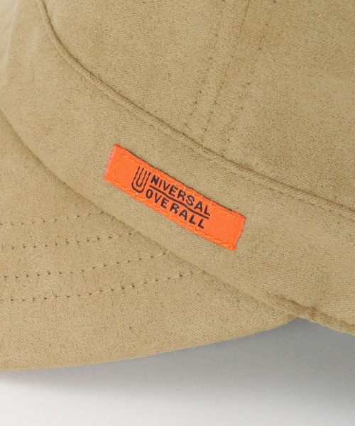 UNIVERSAL OVERALL（ユニバーサルオーバーオール）の「UNIVERSAL OVERALL フェイクスウェードワークキャップ（キャップ・メンズ・ベージュ/ブラック/オリーブ・FREE）」の15枚目の写真