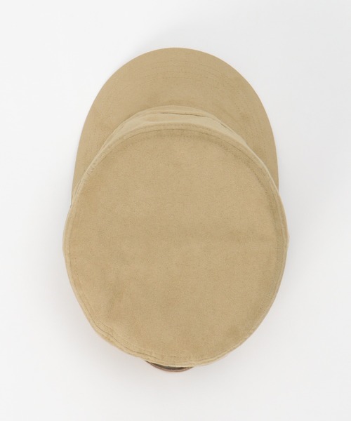 UNIVERSAL OVERALL（ユニバーサルオーバーオール）の「UNIVERSAL OVERALL フェイクスウェードワークキャップ（キャップ・メンズ・ベージュ/ブラック/オリーブ・FREE）」の5枚目の写真