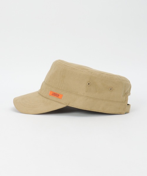 UNIVERSAL OVERALL（ユニバーサルオーバーオール）の「UNIVERSAL OVERALL フェイクスウェードワークキャップ（キャップ・メンズ・ベージュ/ブラック/オリーブ・FREE）」の11枚目の写真