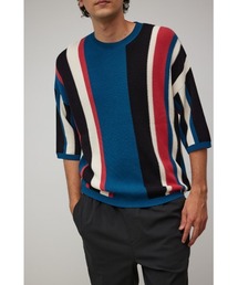 AZUL by moussy | MULTI COLOR GARTER KNIT/マルチカラーガーターニット(ニット/セーター)