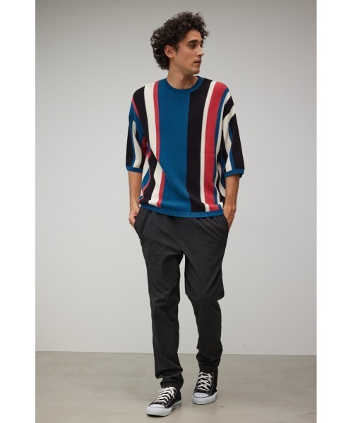 AZUL by moussy（アズールバイマウジー）の「MULTI COLOR GARTER KNIT/マルチカラーガーターニット（ニット/セーター・メンズ・ブラウン系その他/ブルー系その他3・LARGE/MEDIUM）」の14枚目の写真