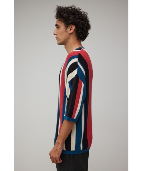 AZUL by moussy（アズールバイマウジー）の「MULTI COLOR GARTER KNIT/マルチカラーガーターニット（ニット/セーター・メンズ・ブラウン系その他/ブルー系その他3・LARGE/MEDIUM）」の16枚目の写真