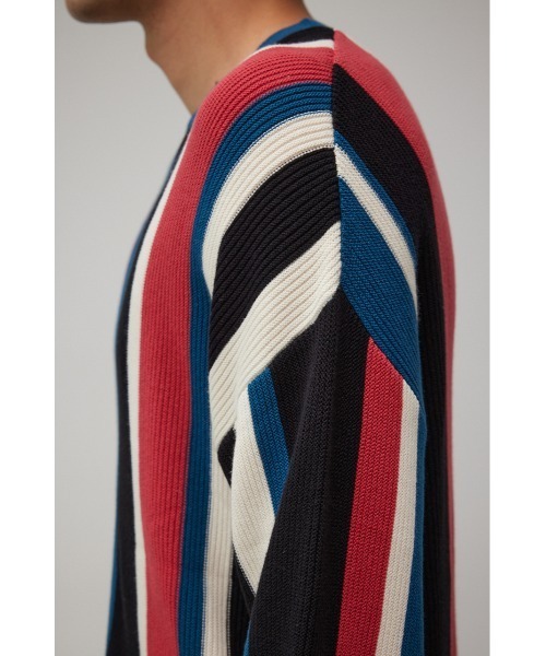 セール】MULTI COLOR GARTER KNIT/マルチカラーガーターニット（ニット