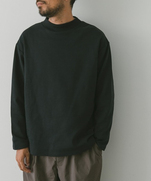 URBAN RESEARCH DOORS（アーバンリサーチドアーズ）の「『安井達郎×DOORS』モックネックロングスリーブTシャツ（Tシャツ/カットソー・メンズ・ホワイト/ネイビー・MEDIUM/LARGE）」の15枚目の写真