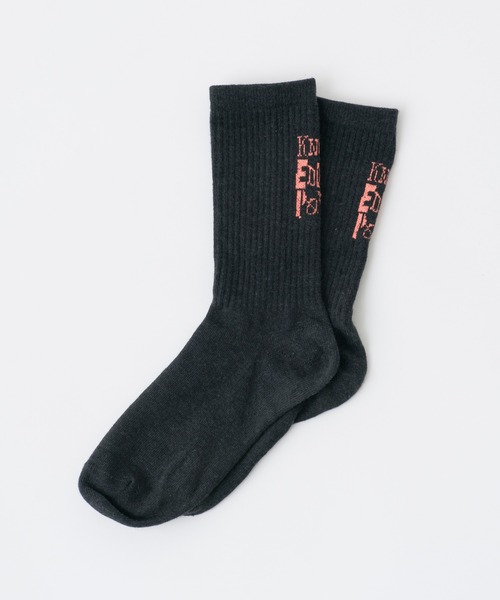 WHIMSIC(ウィムジック)の「【UNISEX】ヒールロゴソックス(ソックス/靴下・メンズ・グレー/オリーブ/チャコールグレー・FREE)」の8枚目の写真